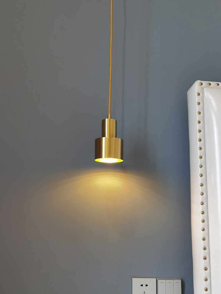 Forme cylindrique en métal Lumière suspendue à style postmoderne Pendre lumière suspendue pour le café