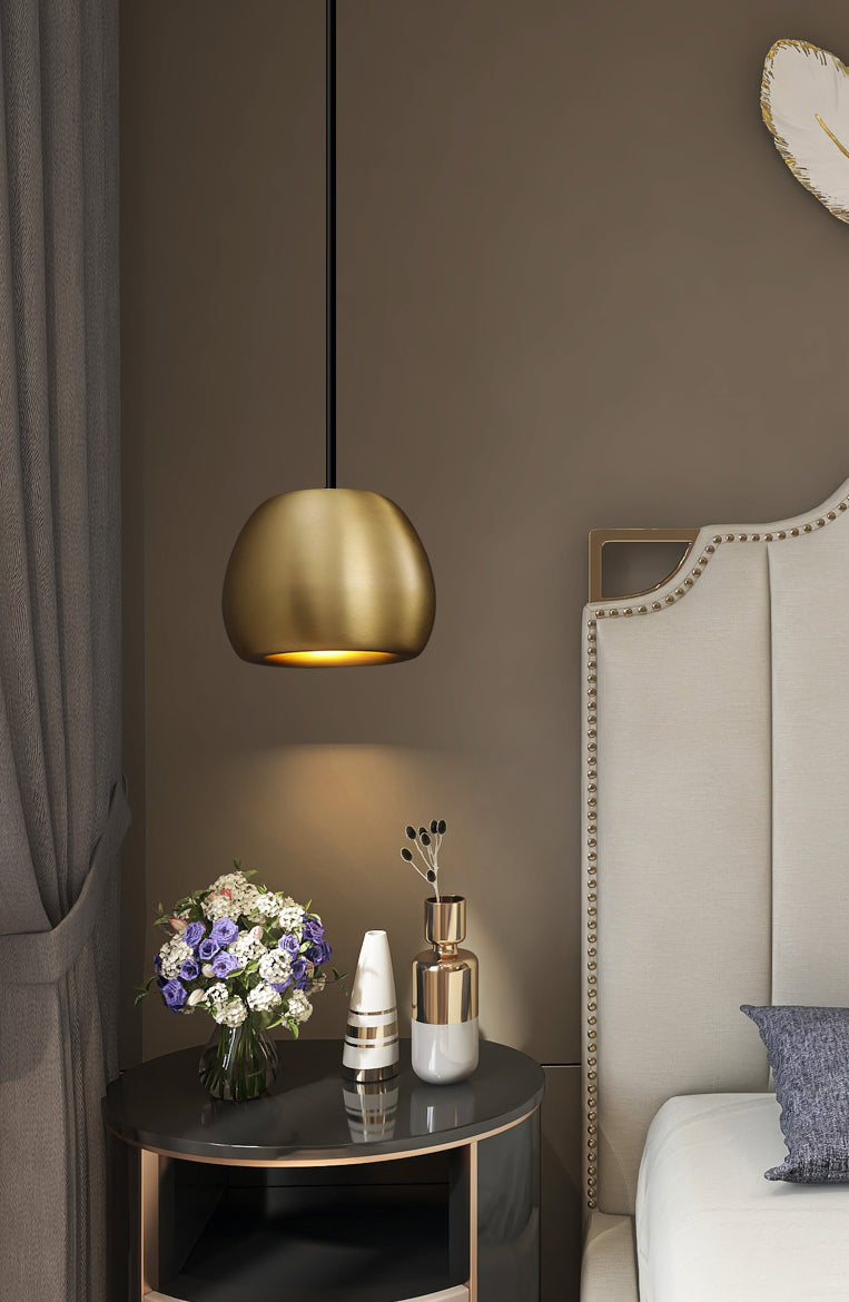 Bulbe métalle suspendu à la lumière de style postmoderne de style postmoderne