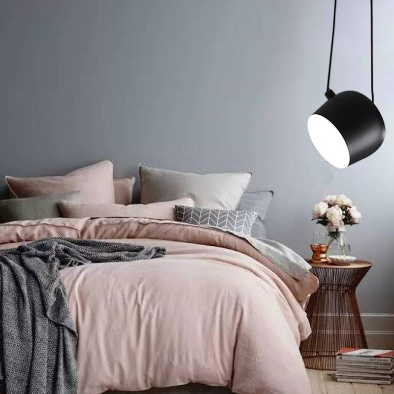 1 Light Bowl Pendant Lighting Modern Metallic Pendant Ceiling Lights for Restaurant