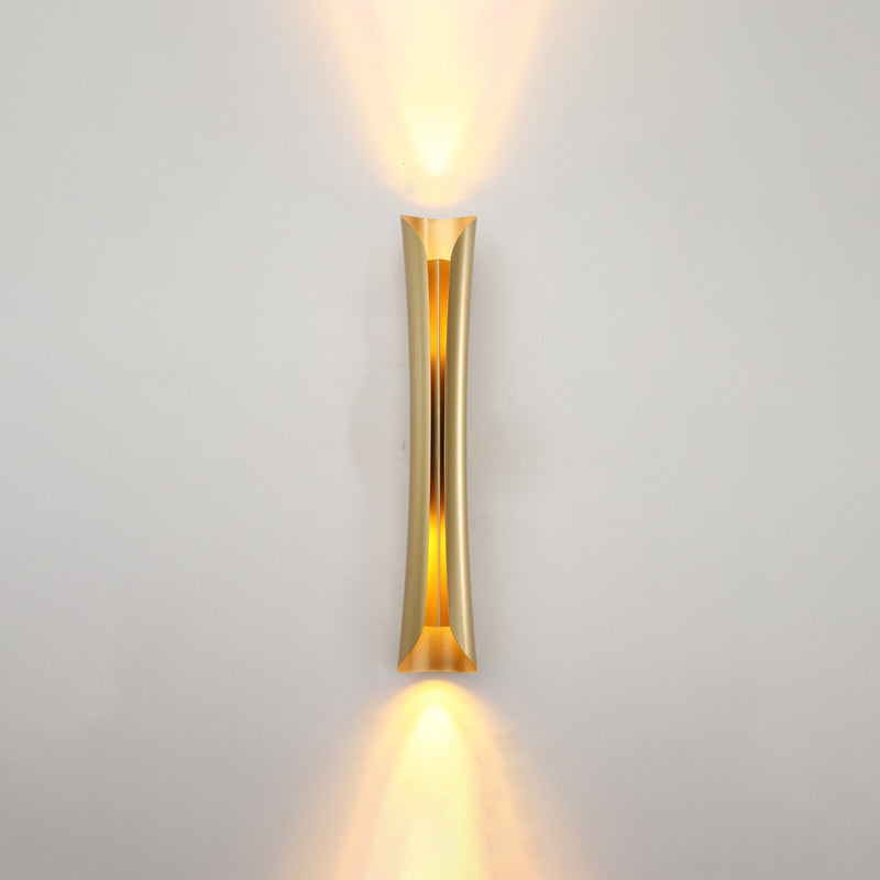 Curl Metal Sconce Funce Functure Contemporary Style Wall Light Sconce per camera da letto