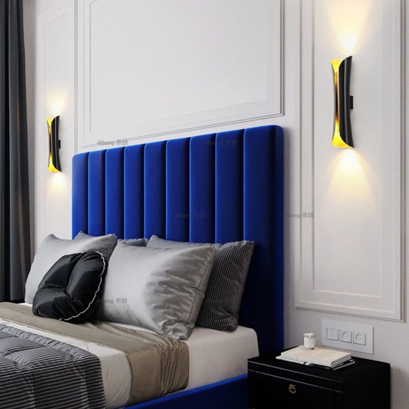Curl Metal Sconce Funce Functure Contemporary Style Wall Light Sconce per camera da letto