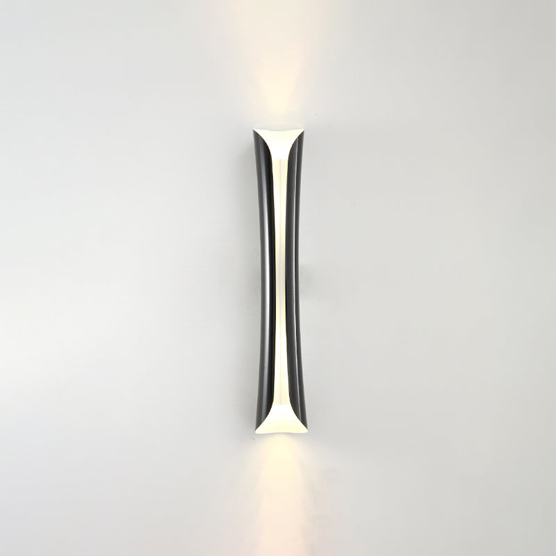 Curl Metal Sconce Funce Functure Contemporary Style Wall Light Sconce per camera da letto