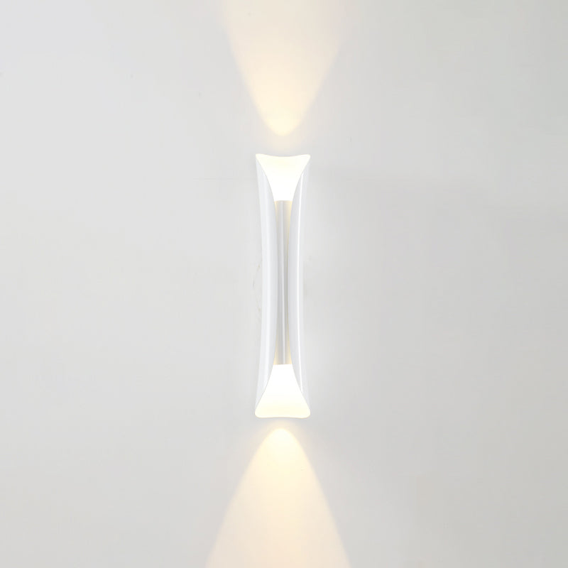 Curl Metal Sconce Funce Functure Contemporary Style Wall Light Sconce per camera da letto