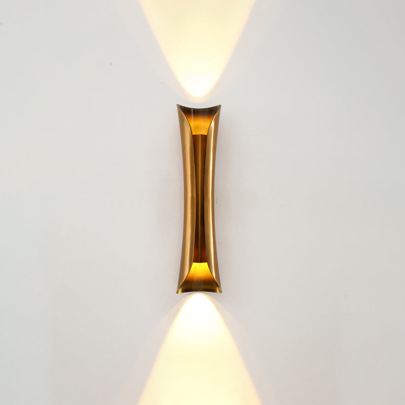 Curl Metal Sconce Funce Functure Contemporary Style Wall Light Sconce per camera da letto