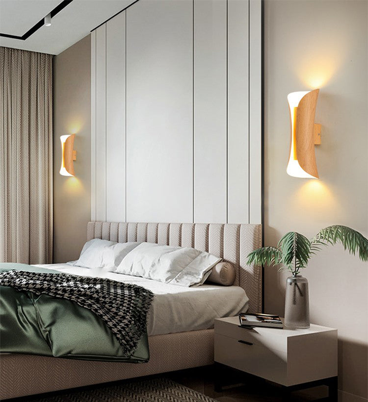 Curl Metal Sconce Funce Functure Contemporary Style Wall Light Sconce per camera da letto