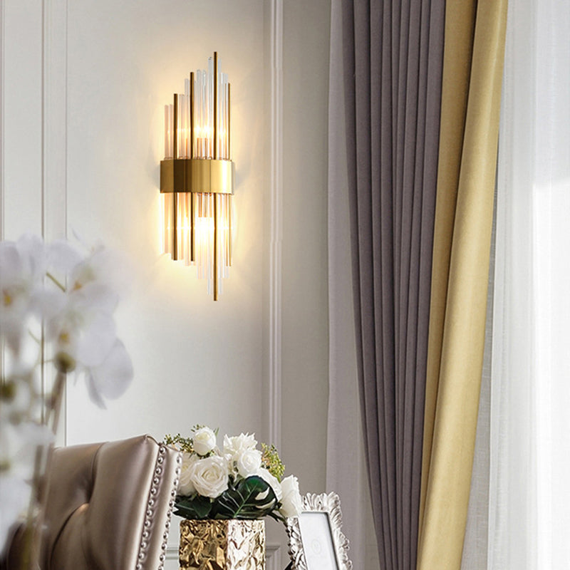 Lampade montate a parete cilindri moderne semplicità luci montate a parete per cristallo per soggiorno