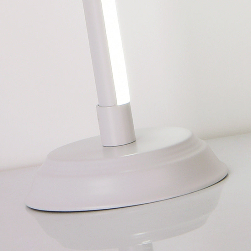 Metallic Rod Shaped Table Lamp Nordic Style Integrated LED Nightstand Light