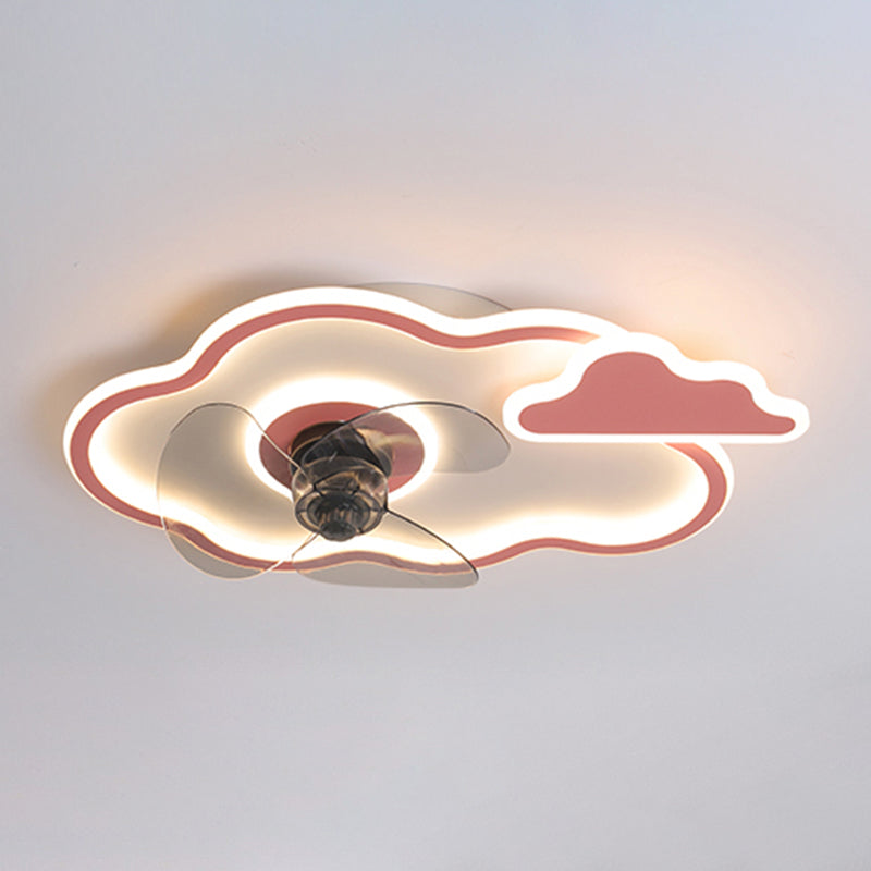 Éclairage de ventilateur en forme de dessin dessin