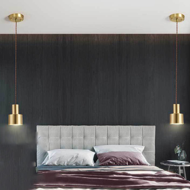 Postmodern Metal Hanging Light Pendant Light 1 Head Hanging Light for Kitchen