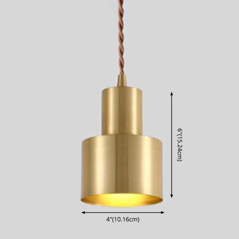 Postmodern Metal Hanging Light Pendant Light 1 Head Hanging Light for Kitchen