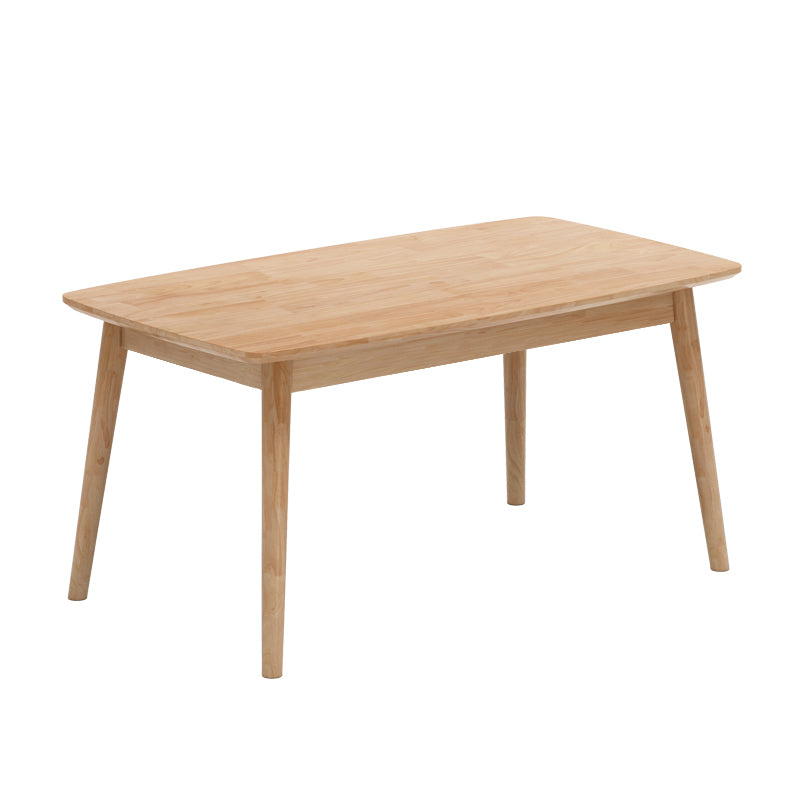 Modern Solid Wood Dining Room Set with Rectangle Home Dining Table Furniture