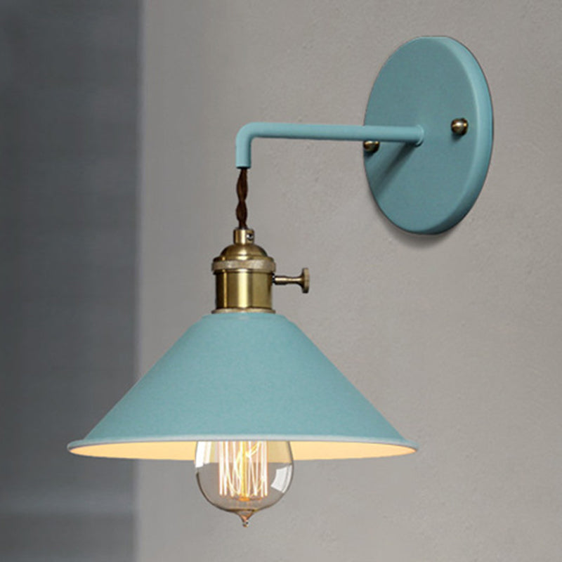 Moderne nordische Makkaron -Hängende Wandlampenmeinungskegelwandleuchte für Innenräume