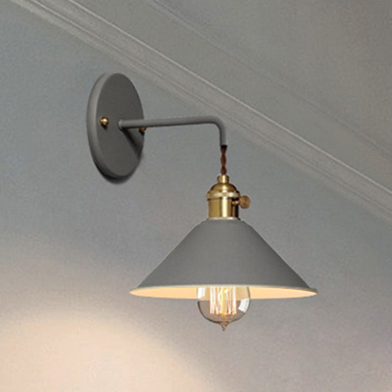 Moderne nordische Makkaron -Hängende Wandlampenmeinungskegelwandleuchte für Innenräume