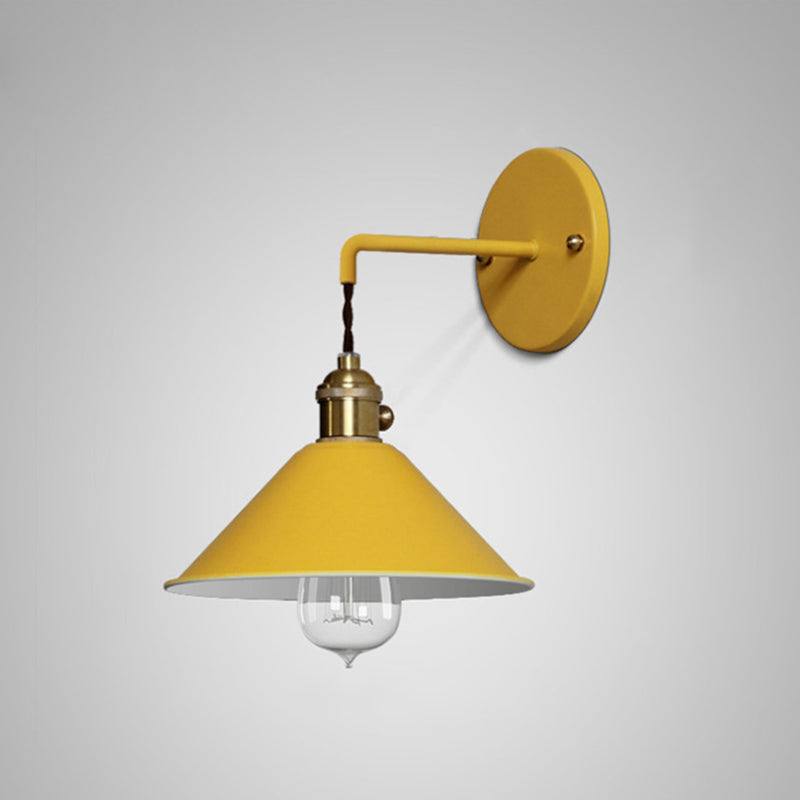 Moderne nordische Makkaron -Hängende Wandlampenmeinungskegelwandleuchte für Innenräume