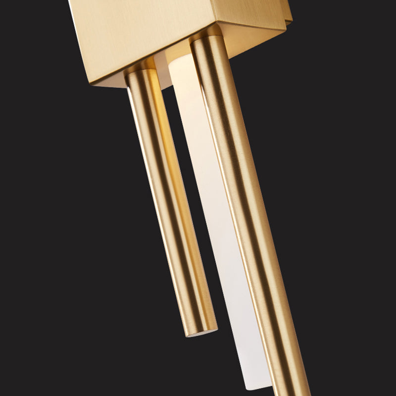 Zeitgenössische Metallwandbeleuchtung 1 Licht lineares Leuchten für Schlafzimmer