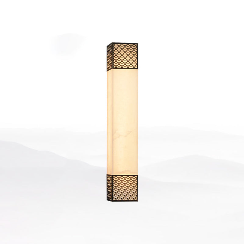 Lampada da parete a parete quadrata contemporanea Lampada a monte in metallo per soggiorno