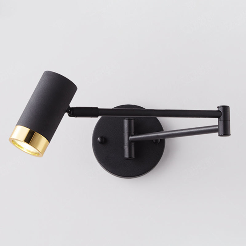 Fissature a parete in alluminio a doppio braccio Fissature a parete moderna a 1 luce Luci da parete per soggiorno per soggiorno