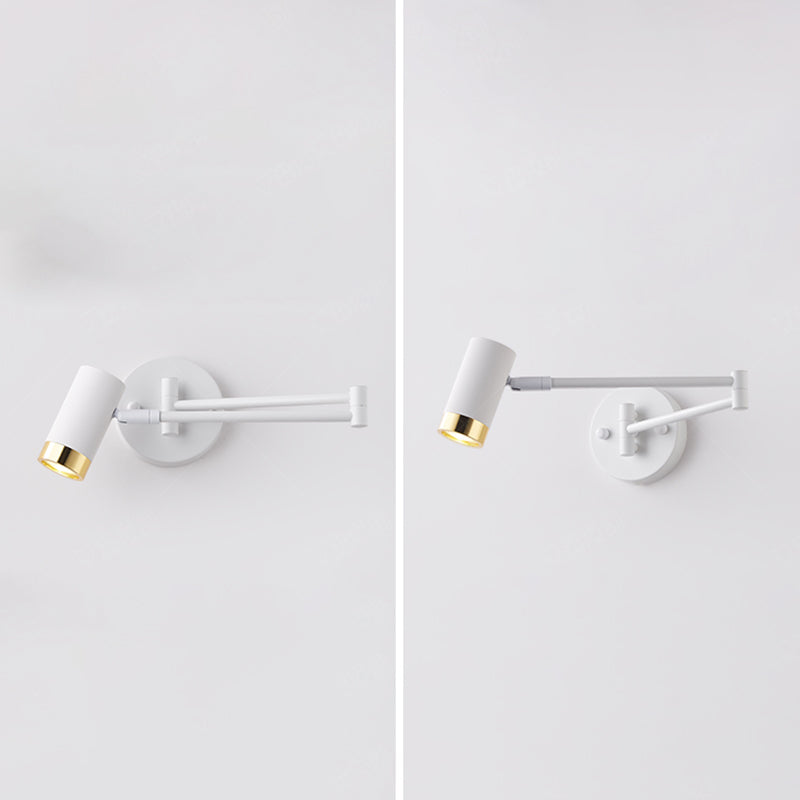 Fissature a parete in alluminio a doppio braccio Fissature a parete moderna a 1 luce Luci da parete per soggiorno per soggiorno