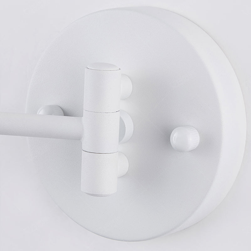 Fissature a parete in alluminio a doppio braccio Fissature a parete moderna a 1 luce Luci da parete per soggiorno per soggiorno