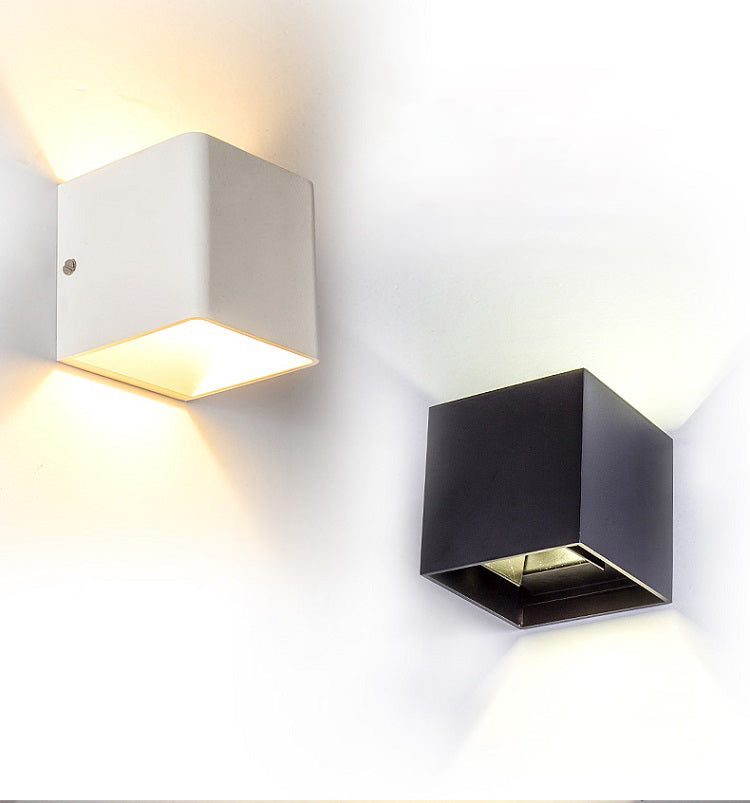 2 LA LIGHTS ALIMENTO MOTORE MONTRIO MONTO MOTORE MODERNO FISSATO DELLA SCONCE GEOMETRICA