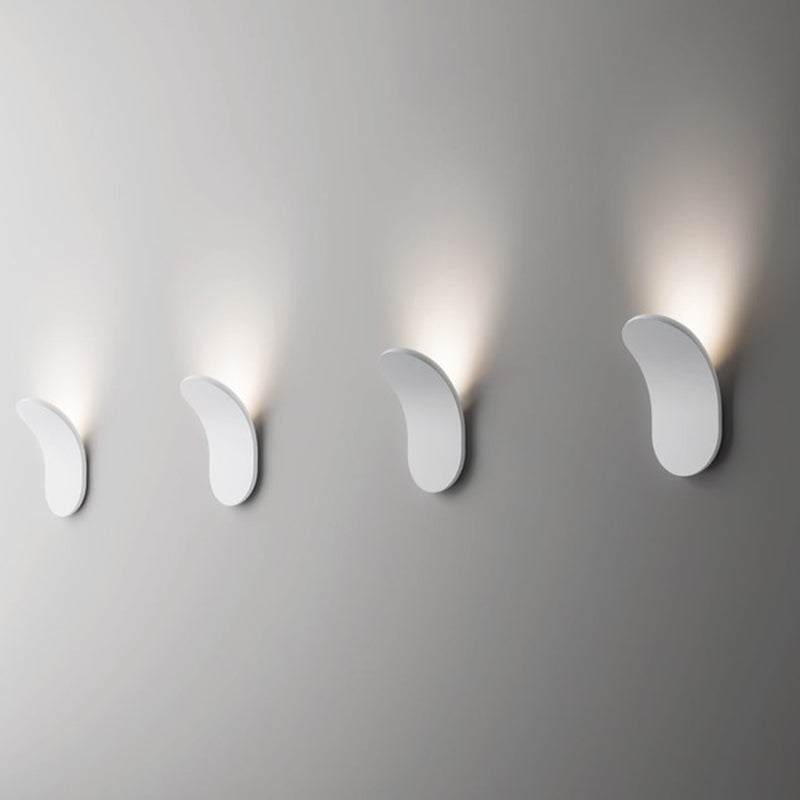 Piegare i dispositivi di illuminazione delle pareti in metallo ovale per le pareti di illuminazione moderna a 1 luci a parete lampade a 1 luci