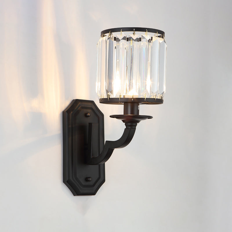 Zylindrische Wandleuchte modern