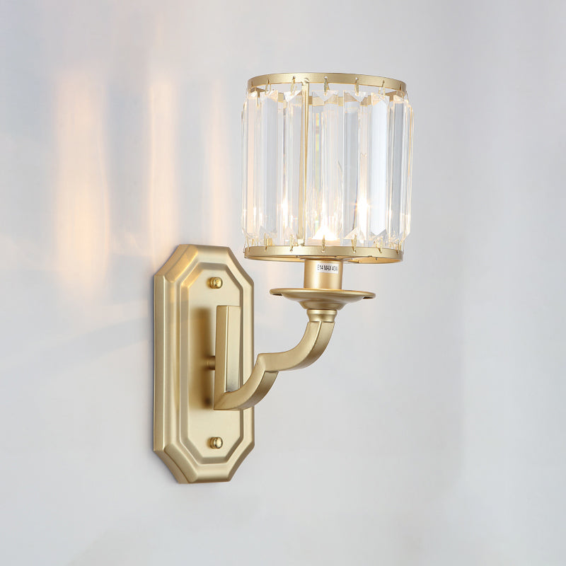 Zylindrische Wandleuchte modern