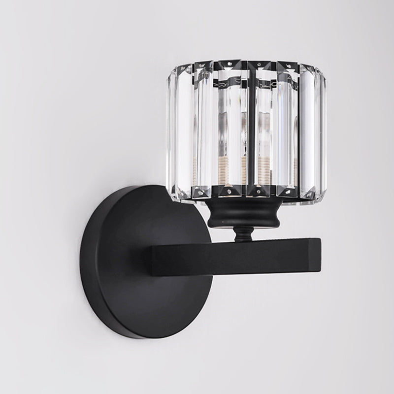 Zylindrische Wandleuchte modern