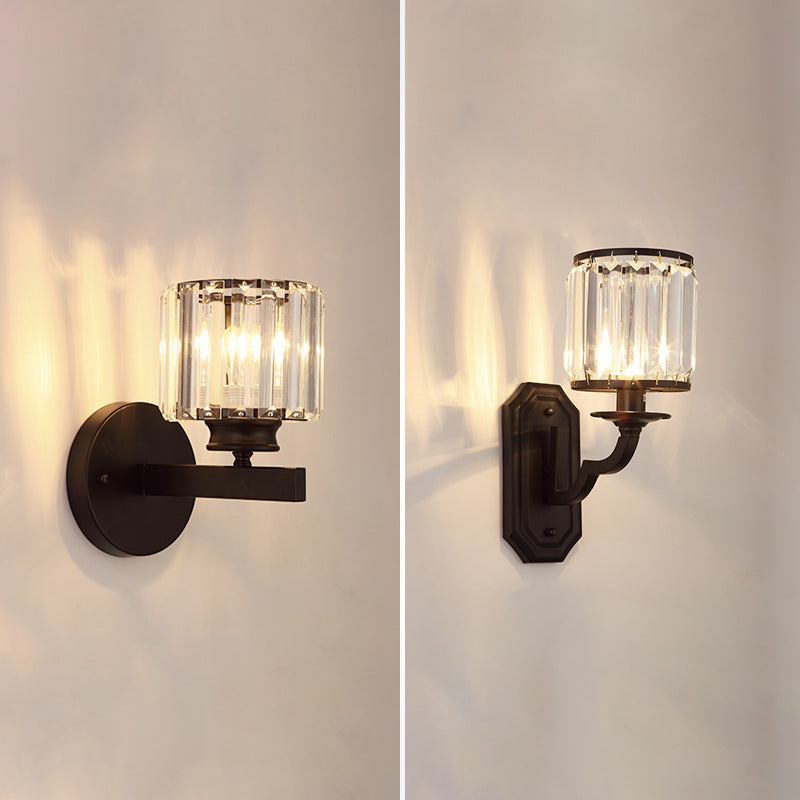 Zylindrische Wandleuchte modern