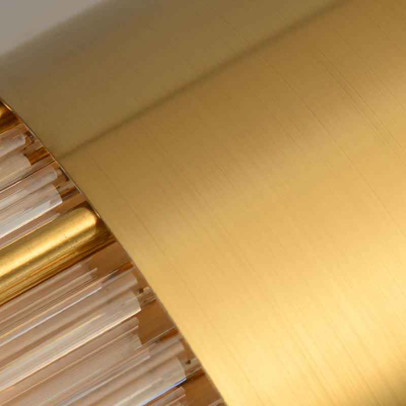 Clear Crystal Wall Mounted Light Fixture Modern Style 2-Lights Wall Lighting for Hotel