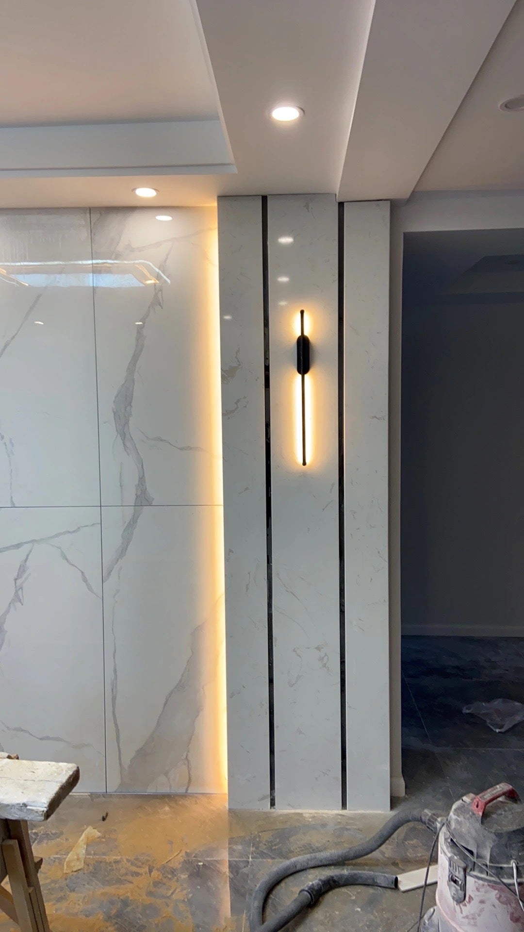 Éclairage de mur de style moderne de style moderne