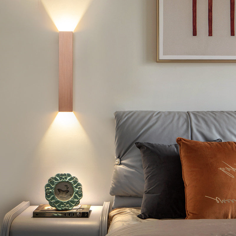 2 luces de pared geométrica de pared moderna de estilo de metal de estilo simple