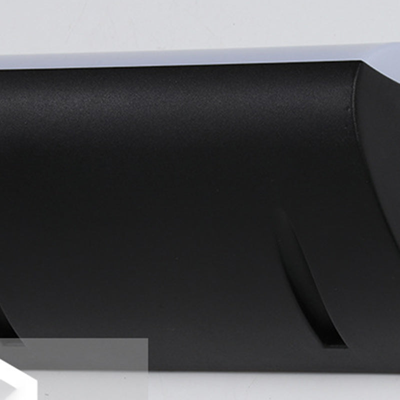 Éclairage mural de nuance géométrique moderne Métal de style simple 1 Lumière Lumière Lumière en noir