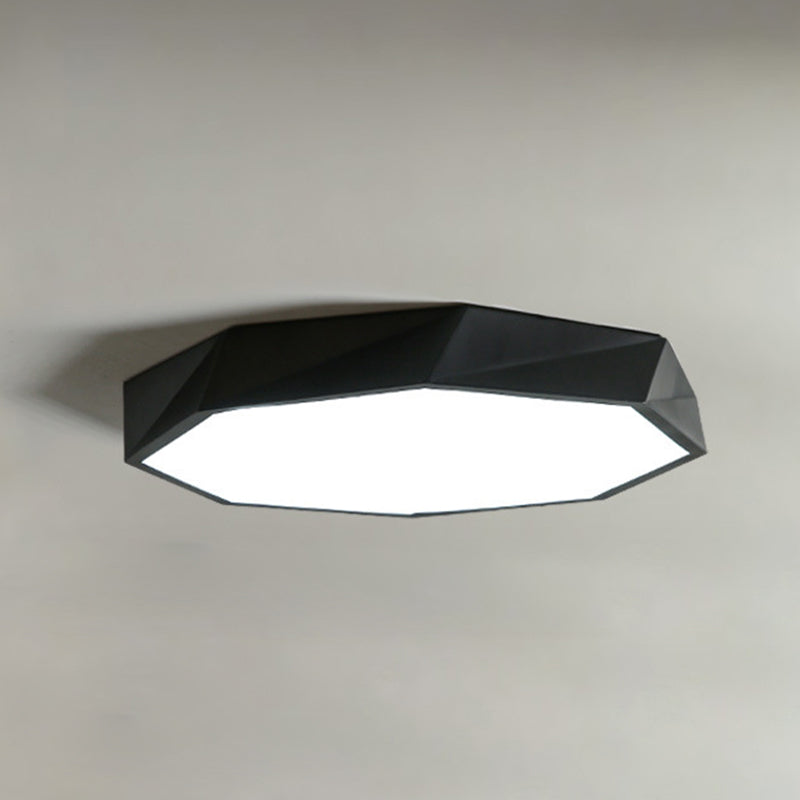 Acrilico Macaron LED de monte en el moderno estilo creativo de acero de techo geométrico de luz para dormitorio