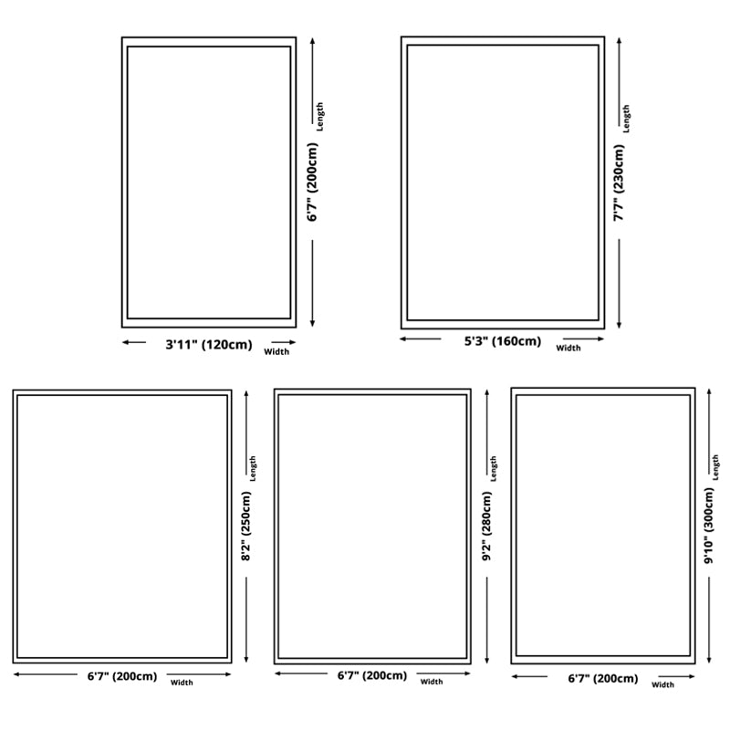 Yellow Living Room Rug Nordic Graphic Area Rug Polyester Stain Resistant Rug