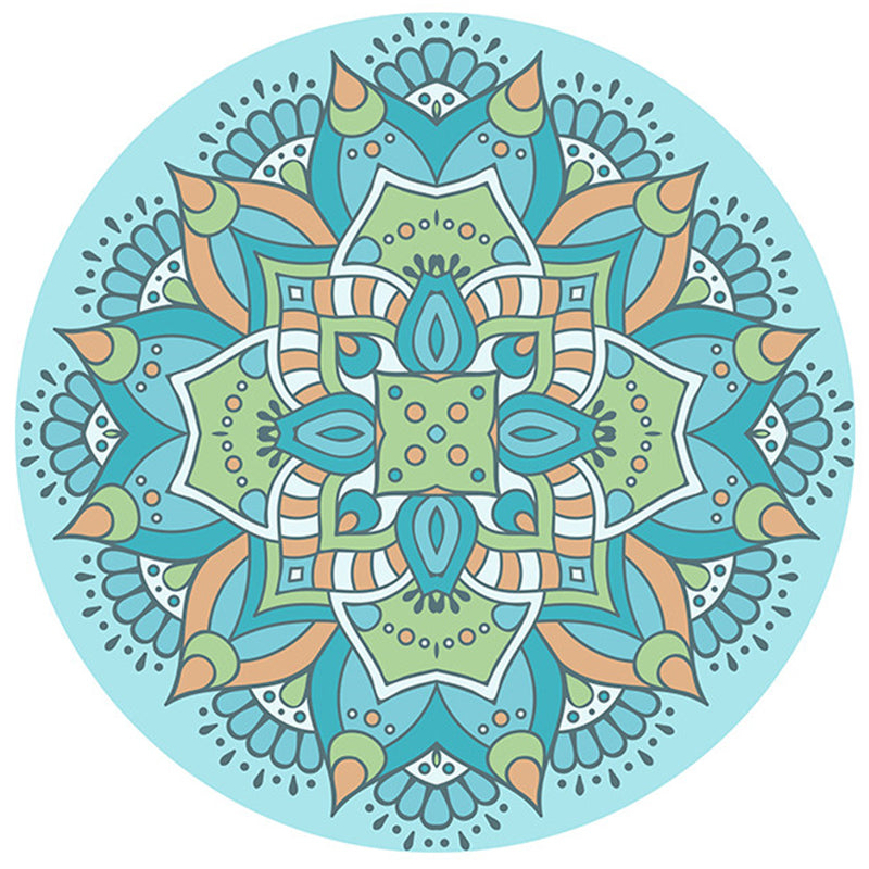 Chic Beige Americana Match Raping Polyester Bohemian Area Tapis Tapis sans glissement pour décoration intérieure