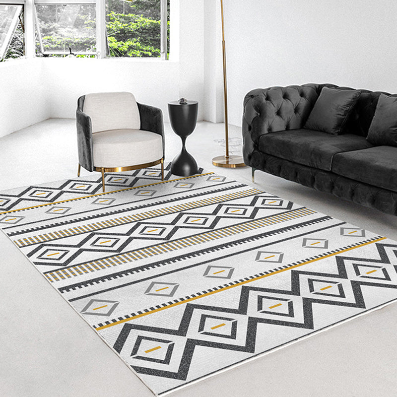 Victorian Area Rug National Pattern Carpet Polyester Washable Stain Resistant Rug for Home Decor