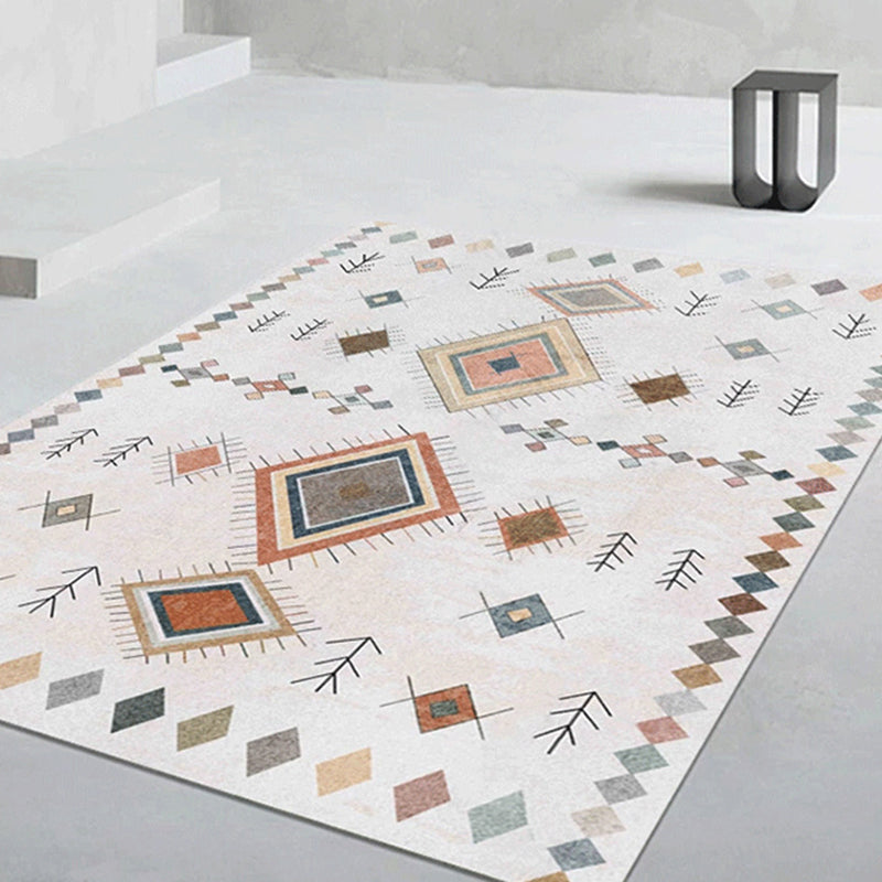 Victorian Area Rug National Pattern Carpet Polyester Washable Stain Resistant Rug for Home Decor