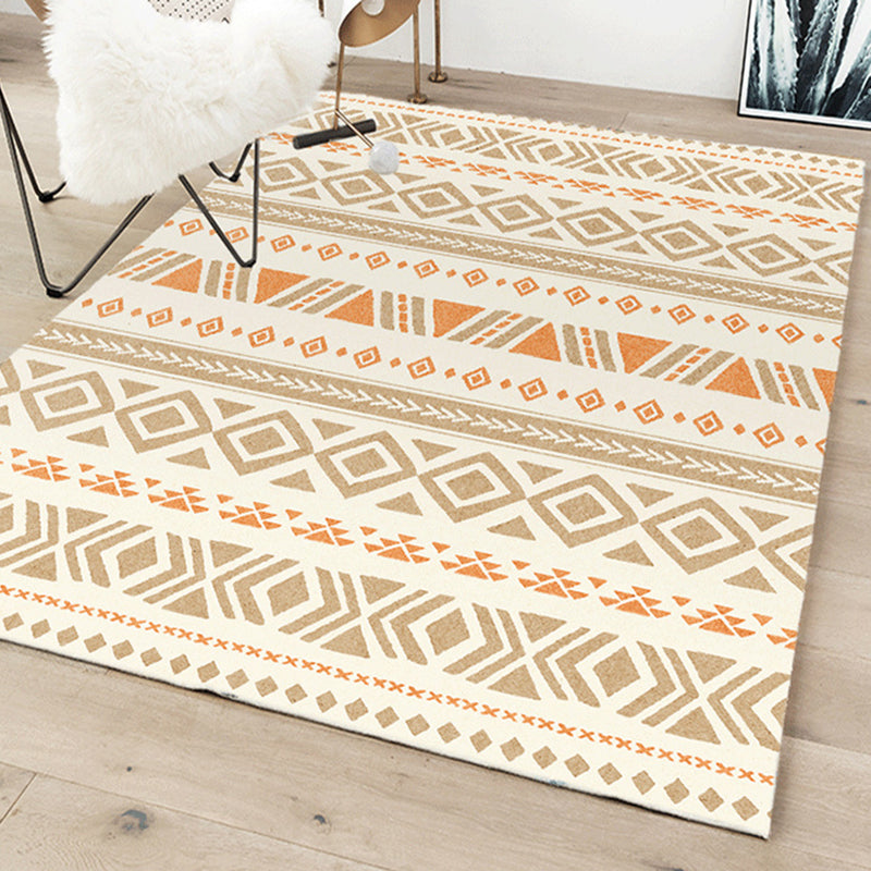 Victorian Area Rug National Pattern Carpet Polyester Washable Stain Resistant Rug for Home Decor