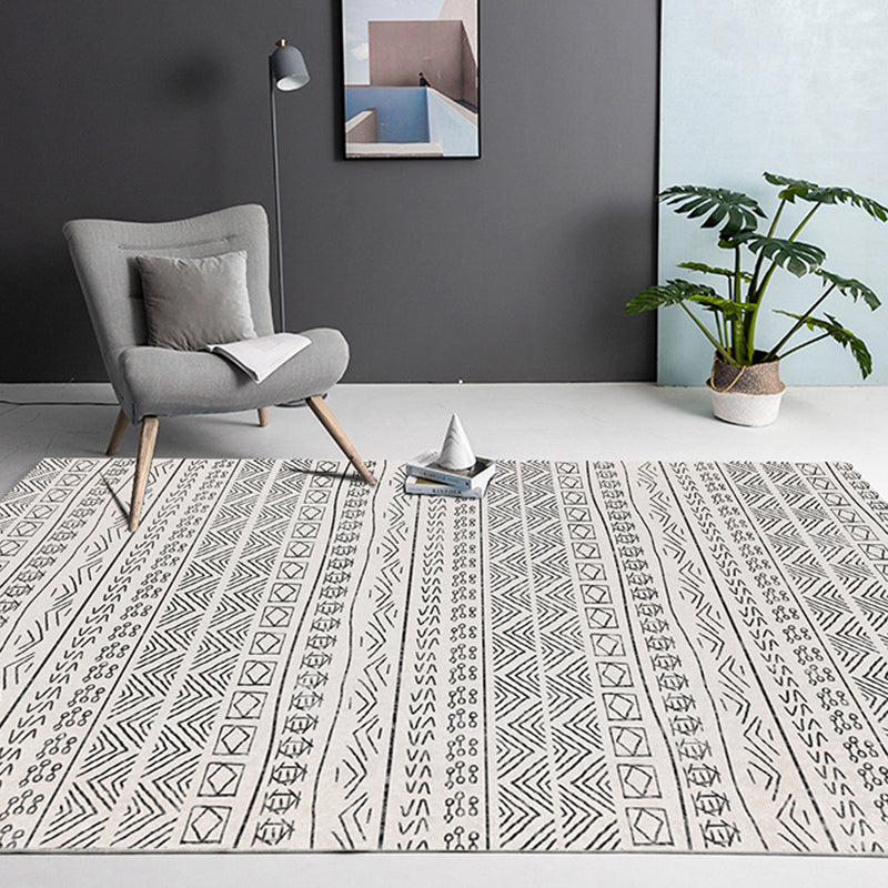 Victorian Area Rug National Pattern Carpet Polyester Washable Stain Resistant Rug for Home Decor