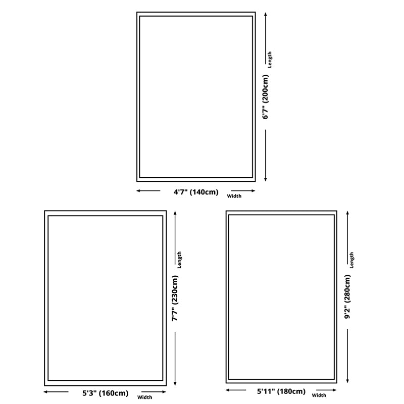 Chic Geometric Print Area Rug Grey Modern Polyester Rug Anti-Slip Backing Rug for Living Room