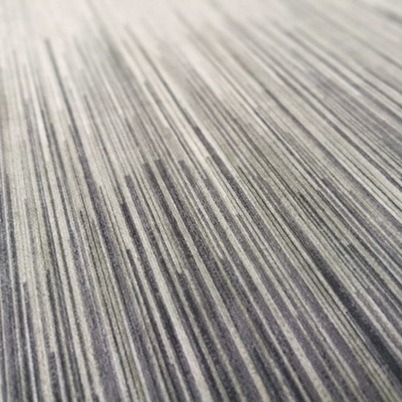 Fancy Black Modern Rug Polyester Geometric Pattern Area Rug Stain Resistant Rug for Home Decor