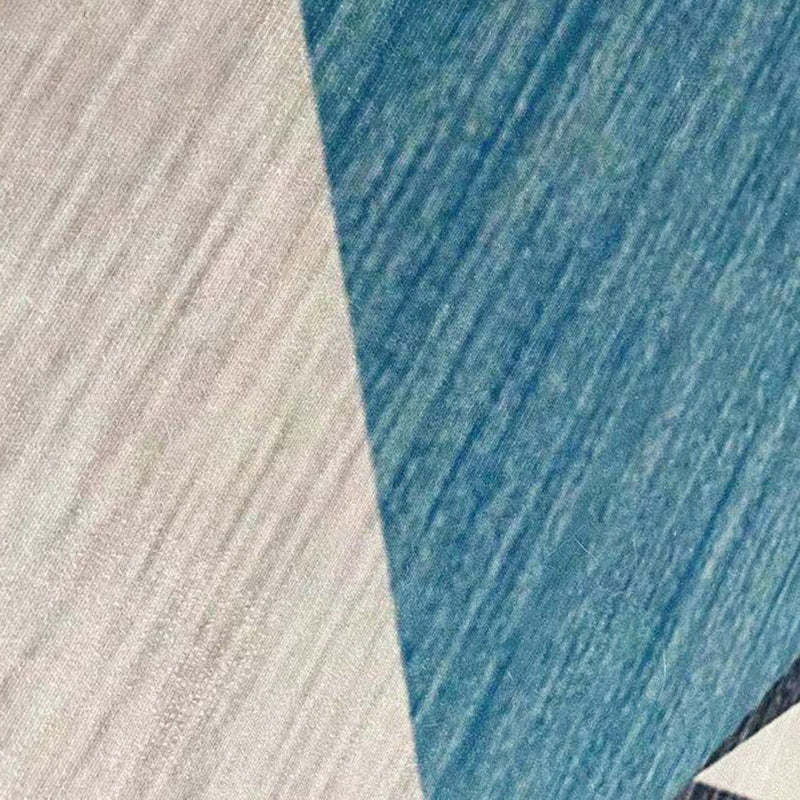 Classic Geometric Carpet Patchwork Modern Area Rug Polyester Anti-Slip Indoor Rug for Living Room