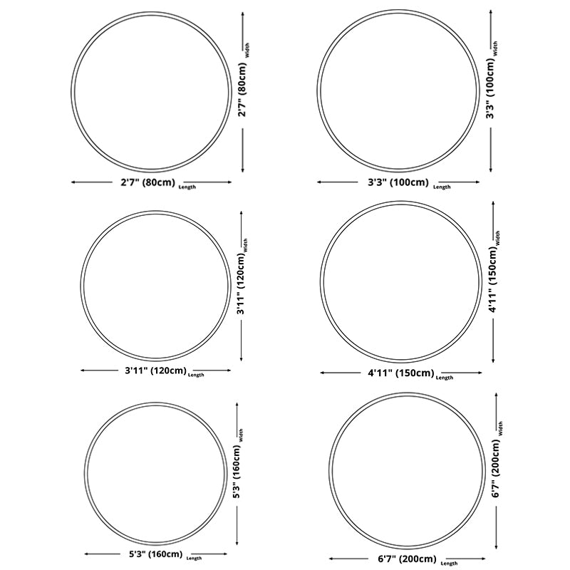 Vintage etnisch patroon Tapijten Polyester Ronde Ronde binnen Tapijt Stain Resistent Area Teken voor woonkamer