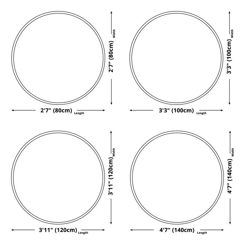 Runde ethnische Muster Teppich Polyester Antike Innenteppich -Fleckenresistent Teppich für Wohnzimmer