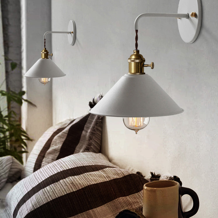 Moderne nordische Makkaron -Hängende Wandlampenmeinungskegelwandleuchte für Innenräume