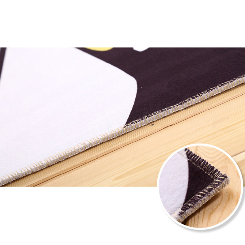 Yellow Modern Area Carpet Geometric Pattern Polyester Area Rug Stain Resistant Rug for Home Decor