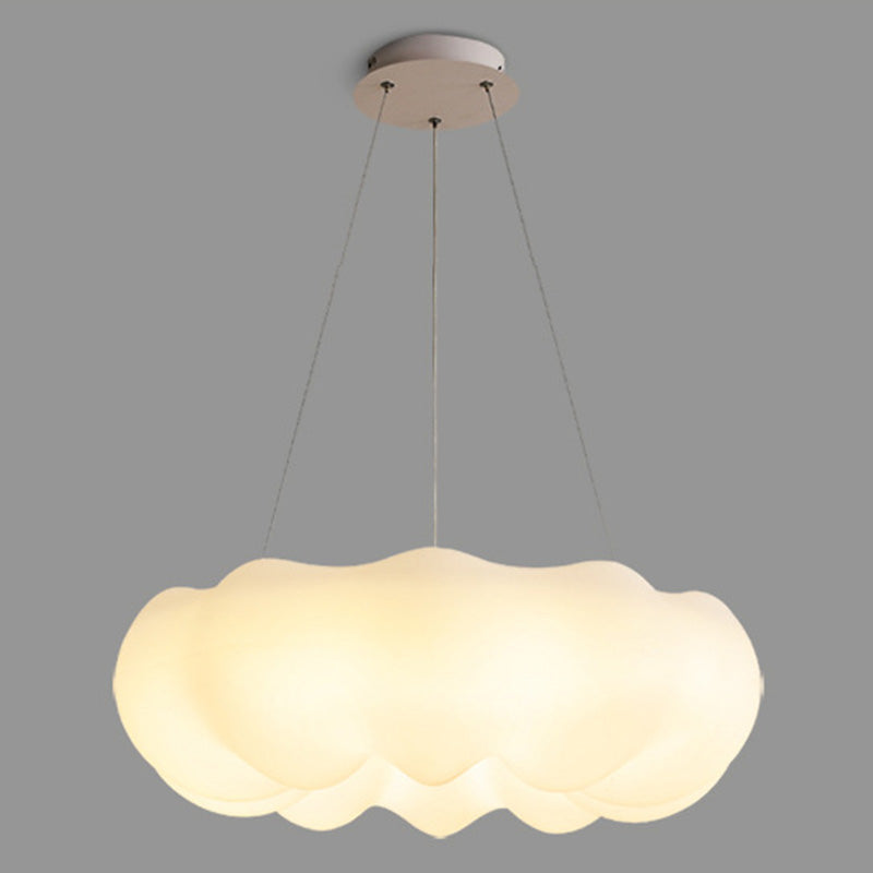 White Cloud Pendant Light LED Acrylic Ceiling Suspension Lamp for Bedroom