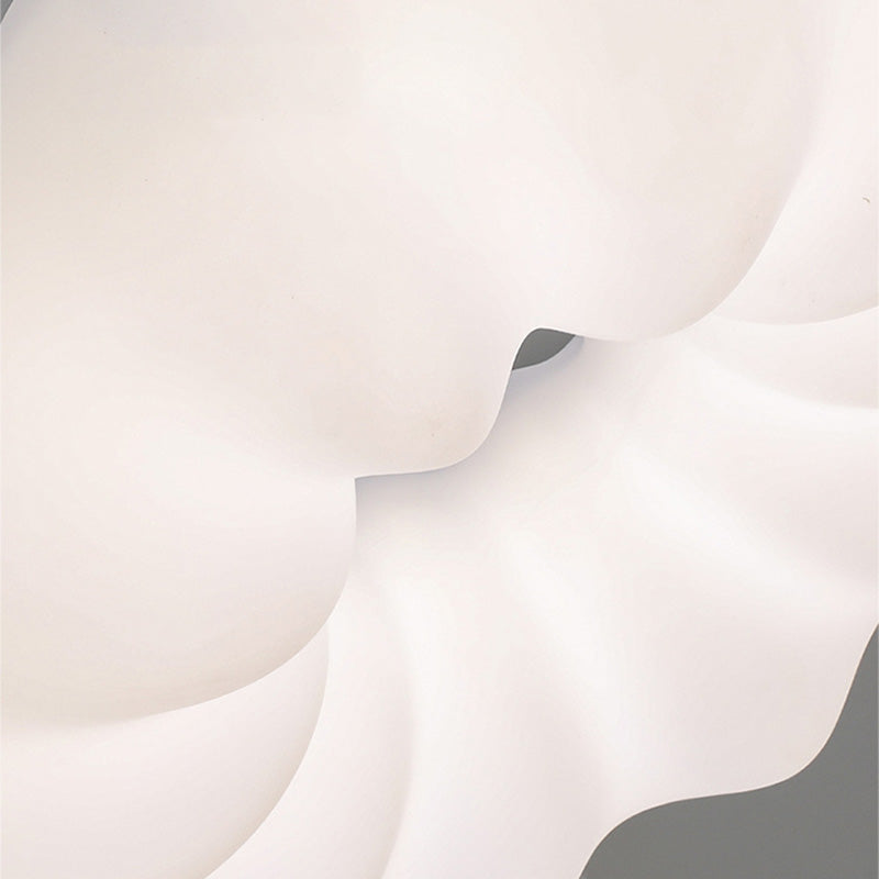 White Cloud Pendant Light LED Acrylic Ceiling Suspension Lamp for Bedroom