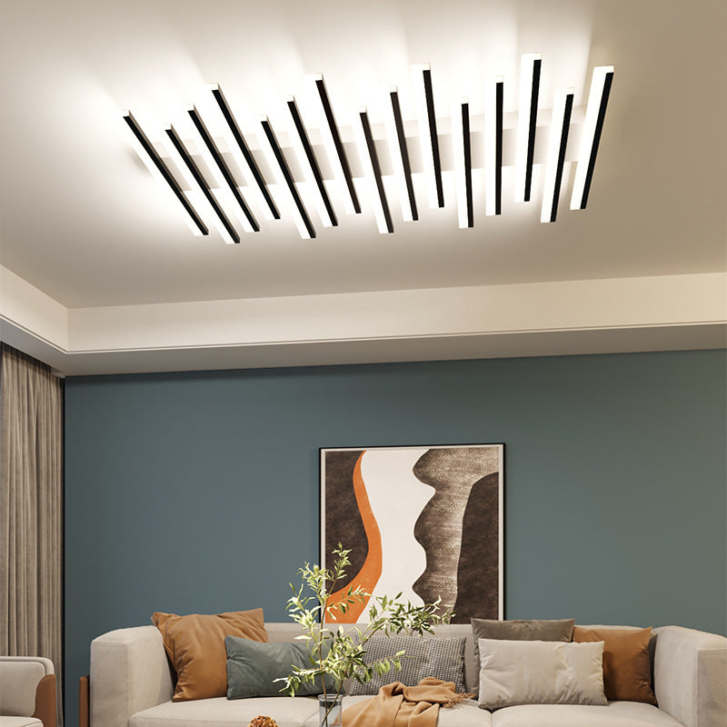 Modern Slender Bar LED Lamp Flush Mount Ceiling Lights for Living Room